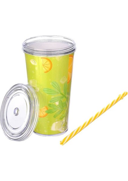 Kampanya Estevia Cool Lime Bardağı - Limeshake Bardak 600 ml Yeni!!!