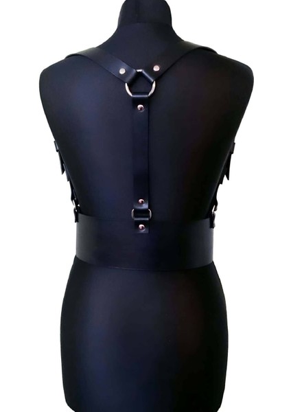 Kampanya Estevia Jrt Deri Korse Harness, Şık Elbise Kemeri - 914 Yeni!!!