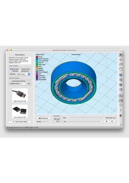 608 'fidget Spinner' Bearing - 3D Printable