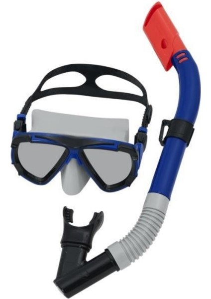 Kampanya Estevia Grbz Dominator 2 Aynalı Maske Snorkel Set - 24053 Yeni!!!