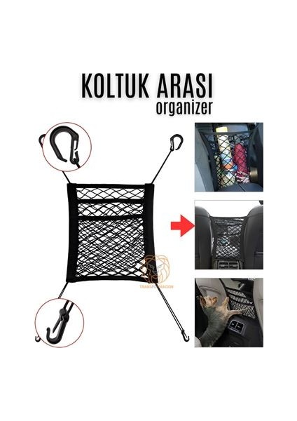 Kampanya Estevia Oto Koltuk Arası Filesi Ceplik Yeni!!!
