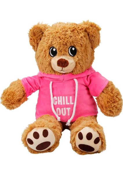 Kapşonlu Peluş Ayı 30 Cm.