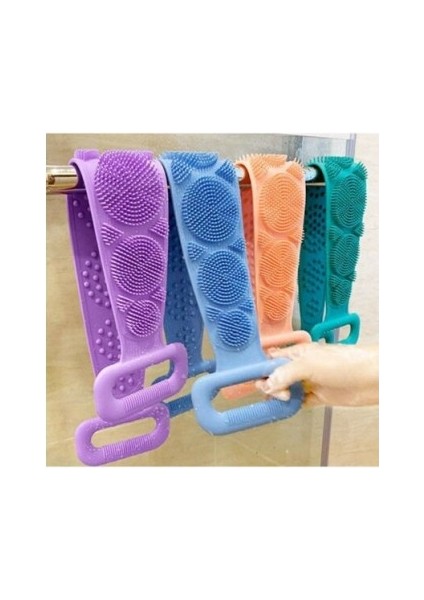 Silikon Çift Taraflı Banyo Kesesi Büyük Boy Yeni!!!