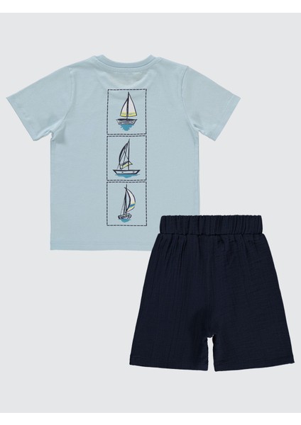 Erkek Çocuk Kaprili Takım 2-5 Yaş Buz Mavi fiyatları