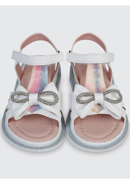 Kız Çocuk Sandalet 26-30 Numara Beyaz modelleri