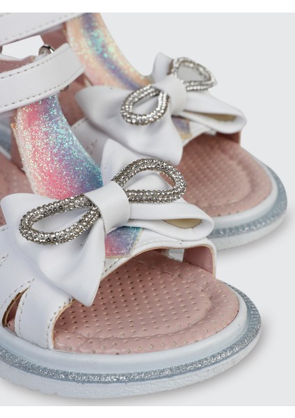 Kız Çocuk Sandalet 26-30 Numara Beyaz fırsatları