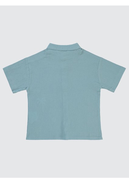 Erkek Çocuk Gömlek 2-5 Yaş Mavi fiyatları