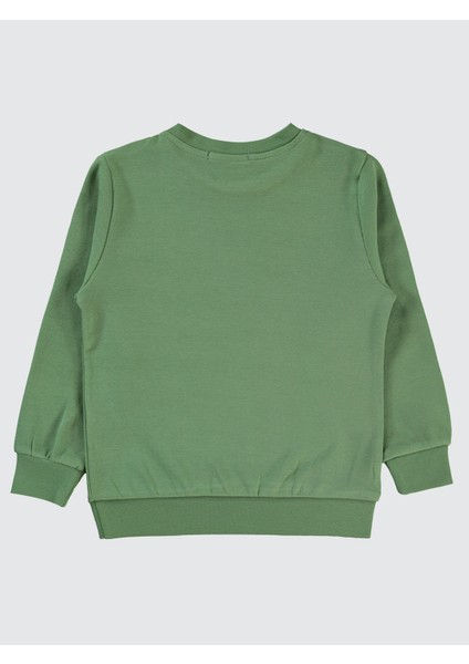 Erkek Çocuk Sweatshirt 2-5 Yaş Açık Haki