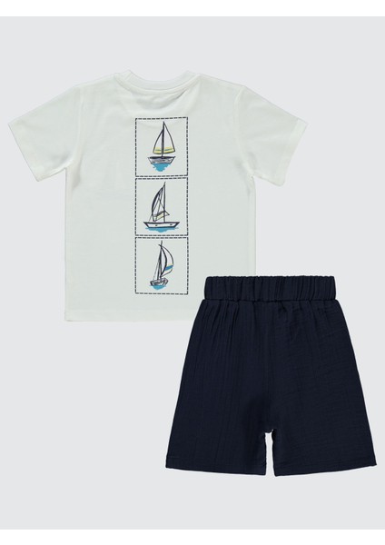 Erkek Çocuk Kaprili Takım 2-5 Yaş Ekru fiyatları