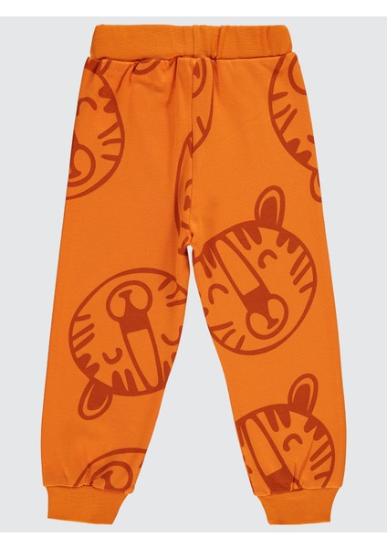 Erkek Çocuk Eşofman Altı 2-5 Yaş Koyu Oranj fiyatları