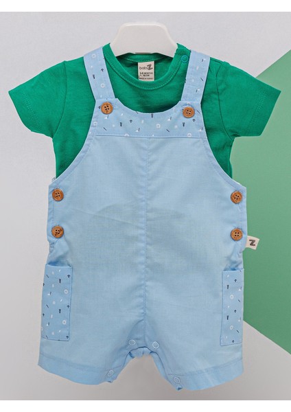 Baby Zz Erkek Çocuk Takım 3-9 Ay Mavi