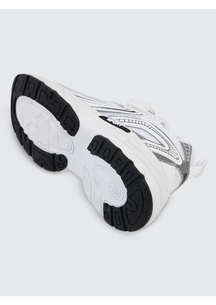 Erkek Çocuk Spor Ayakkabı 31-36 Numara Beyaz-Siyah indirimleri