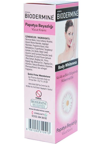 Papatya Beyazlığı - Vücut Kremi 75 ml Yeni