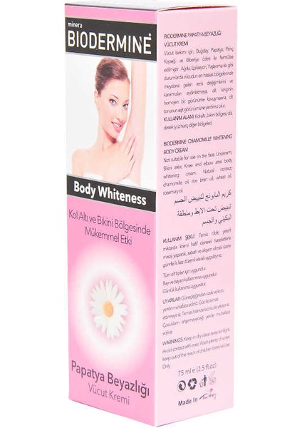 Papatya Beyazlığı - Vücut Kremi 75 ml Yeni