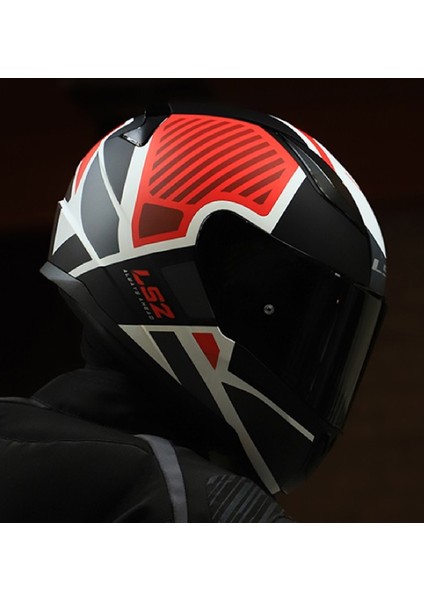 Rapıd 2 Grıd Mat Beyaz-Kırmızı Kapalı Motosiklet Kaskı Siyah Camlı fiyatları