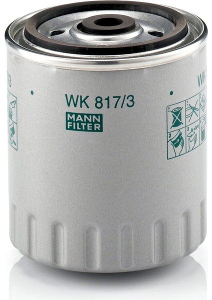Mann Filter WK817/3X Yakıt Filtresi