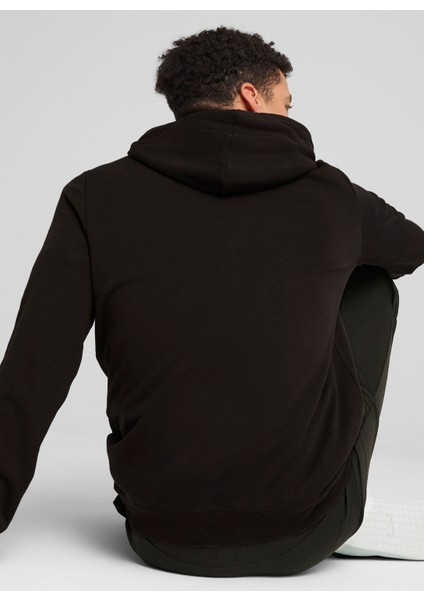 68257201 Ess No. 1 Logo Hoodie Tr P Beyaz Kapüşonlu Lastikli Bel Regular Fit Baskılı Erkek indirimleri