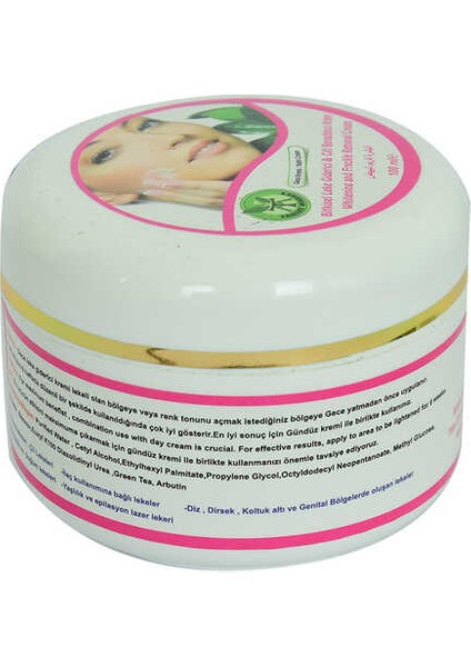 Bitkisel Cilt Beyazlatıcı Gece Kremi 100 ml Yeni