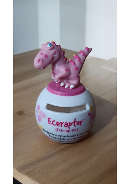 Vintage Eceraptor Dinozor KUMBARA11 cm modelleri