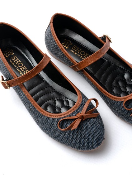 6321 Laci Keten Günlük Baret Tokalı Bayan Babet fırsatları