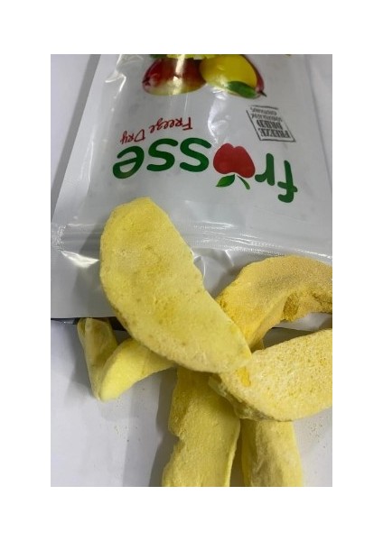 Mango Kıtırı - Freeze Dried - Üretici Firmadan Dondurularak Kurutulmuş Mango Cipsi 20 gr