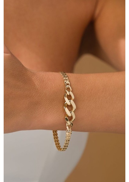 İkili Tasarım Gurmet Bileklik 14 Ayar modelleri