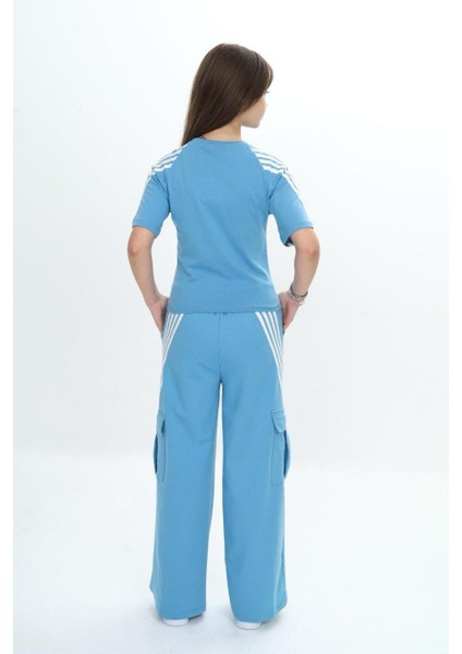 Kız Çocuk %100 Pamuk Ikili Spor Eşofman TAKIM-AÜT-2034 indirimleri