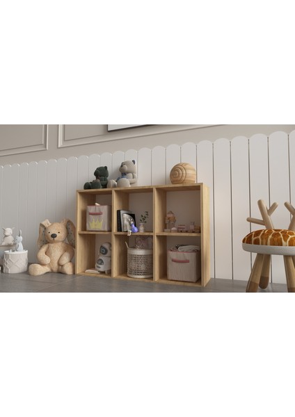 Çok Amaçlı Dolap - Oyuncak Dolabı - Safir Meşe fiyatları