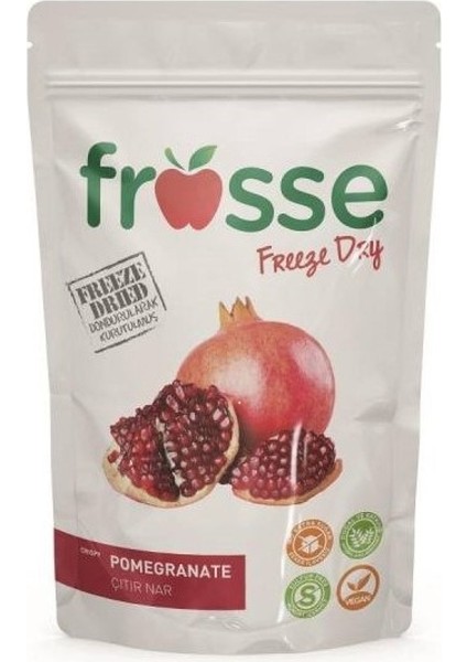 Nar Kıtırı - Freeze Dried - Üretici Firmadan Dondurularak Kurutulmuş Nar Cipsi 30 gr