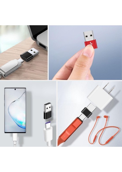Usb&amp;#39;den Type-C &amp;#39;ye Dönüştürücü Adaptör Veri Aktarımı Sağlayıcı Şarj Data Çevirici-Findit