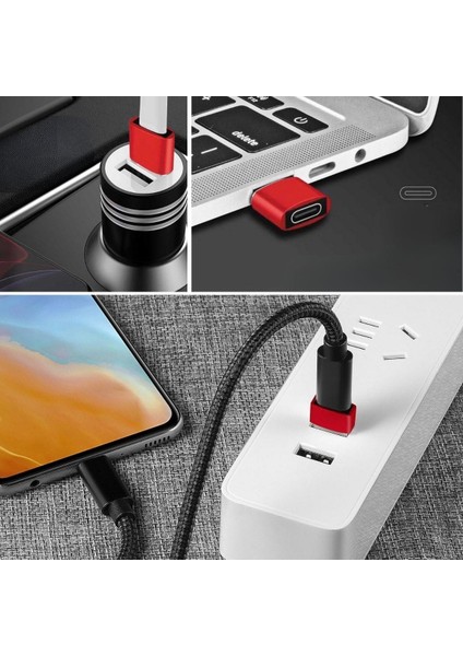 Usb&amp;#39;den Type-C &amp;#39;ye Dönüştürücü Adaptör Veri Aktarımı Sağlayıcı Şarj Data Çevirici-Findit