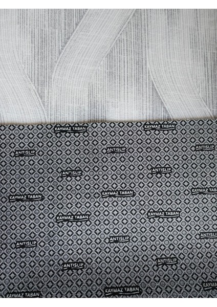 Gri Kaymaz Yolluk - Yıkanabilir Dört Mevsim Halı | Salon, Banyo, Balkon, Genç Odası modelleri