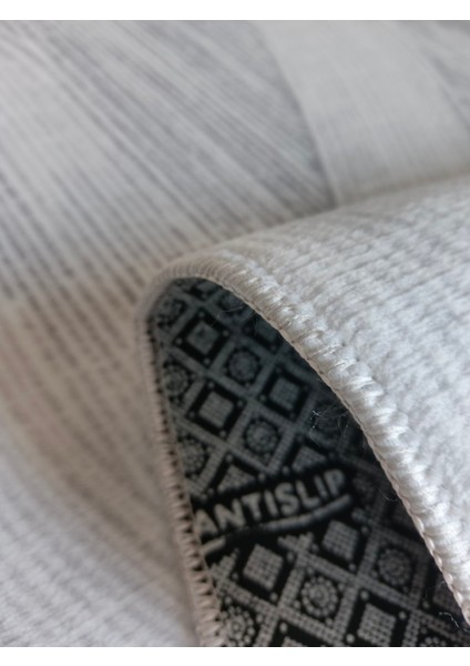 Gri Kaymaz Yolluk - Yıkanabilir Dört Mevsim Halı | Salon, Banyo, Balkon, Genç Odası fırsatları