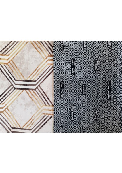 Gold Kaymaz Yolluk - Yıkanabilir Dört Mevsim Halı | Salon, Banyo, Balkon, Genç Odası