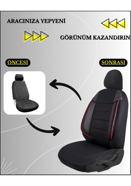 Her Araca Uyumlu Tam Takım Oto Koltuk Kılıfı Seti Cover K indirimleri