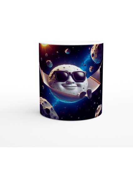 Cool Ay Tatili Temalı Çocuklara Özel Baskılı Kupa Bardak