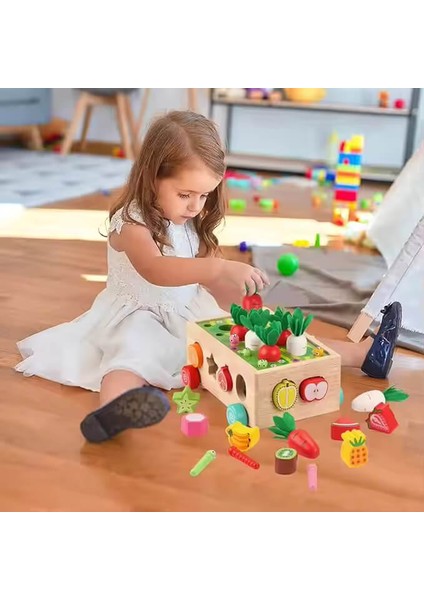 Montessori Ahşap Sebze ve Meyve Eşleştirme Oyunu fiyatları