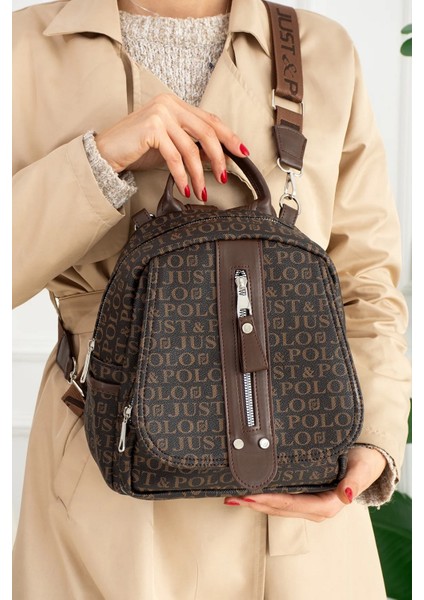 JP2177 Çok Bölmeli Astarlı Ayarlanabilir Askılı Kadın Sırt Çantası OZT2177 fiyatları