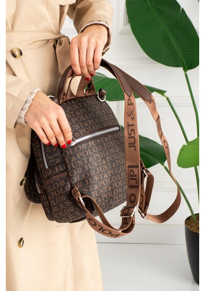 JP2177 Çok Bölmeli Astarlı Ayarlanabilir Askılı Kadın Sırt Çantası OZT2177 fırsatları