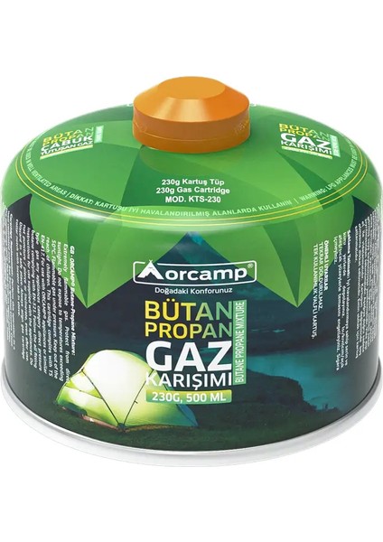 KTS-230 Butan Propan Gaz Kartuşu