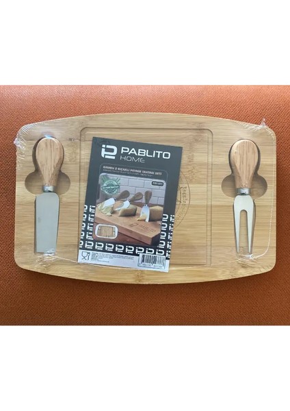 Bambu 2 Bıçaklı Peynir Tabağı Seti fiyatları
