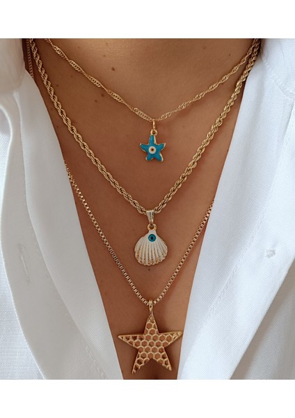 3lü Kolye Set