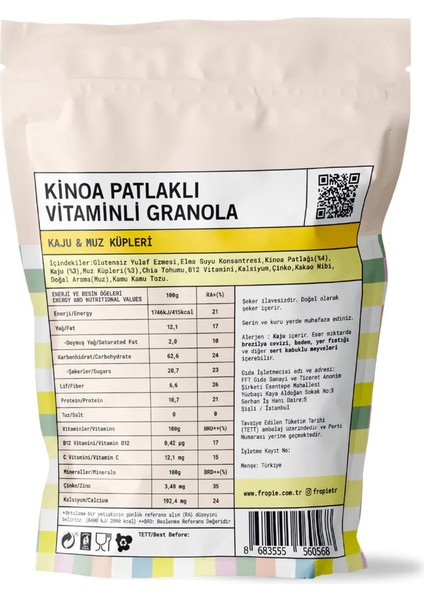 Kids Kaju Muz Küpleri ve Yer Fıstığı Çikolata granola Paketi x2 indirimleri