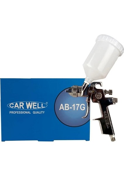 Carwell AB17G 1,7mm Lik Boya Tabancası Üst Depo