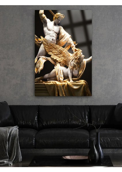 Medusa ve Perseus, Mitoloji Kırılmaz Lüks Cam Tablo Ultra Yüksek Çözünürlüklü Ev Hediyesi