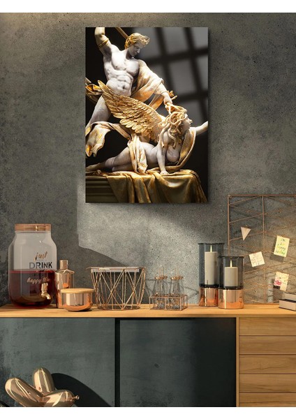 Medusa ve Perseus, Mitoloji Kırılmaz Lüks Cam Tablo Ultra Yüksek Çözünürlüklü Ev Hediyesi fiyatları