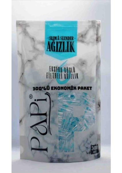 Sıgara Filtresi Ağızlık Slender 300 Lü Eko Paket