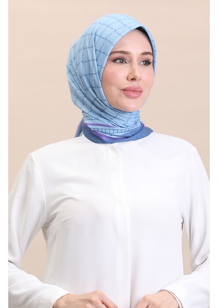 Soft Pamuk Eşarp 19091-05 Indigo Kot Mavi