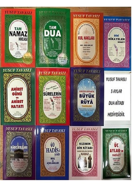 Tam Dua Kitabı Tam Namaz Hocası Kitabı Toplam 11 Kitap Aile Seti Dini Bilgiler Seti Islam Seti Kutu fiyatları