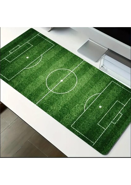 70X30 cm Futbol Sahası Temalı Kaydırmaz Taban Speed Yüzey Oyuncu Mouse Pad Gaming modelleri
